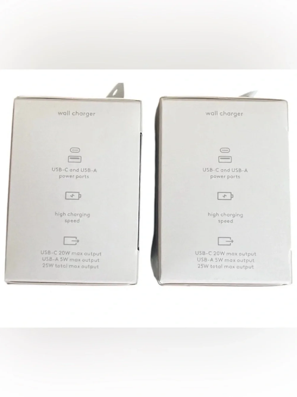 Two Pack Artist Series Wall Charger USB-C/USB-A Power Delivery 2 PACK New in Box